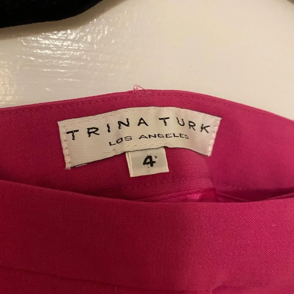 Trina Turk pink pants 4 - Picture 5 of 6